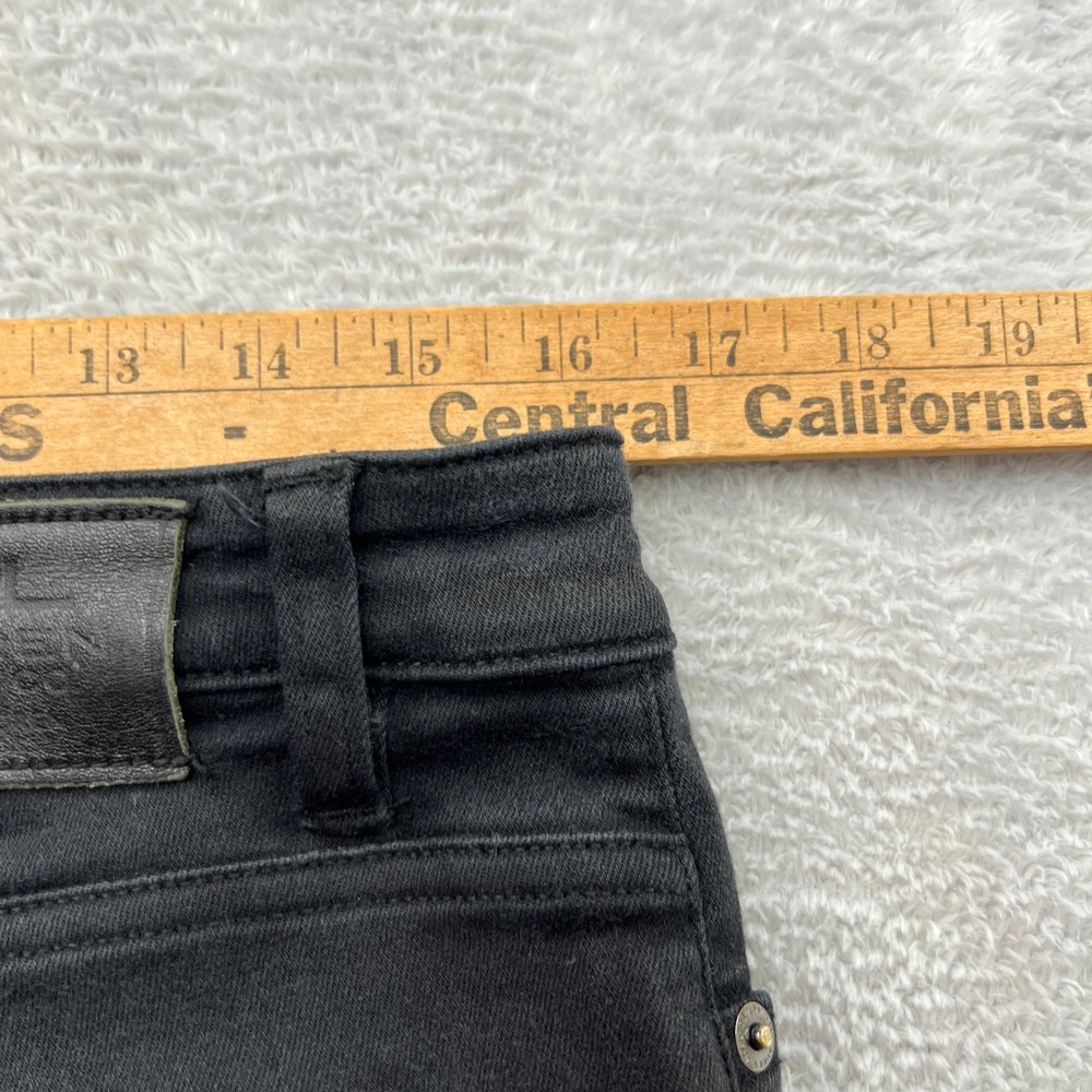 Lauren Ralph Lauren Straight Leg Jeans Size 12 Black Women Stretch Denim Classic - Picture 7 of 9